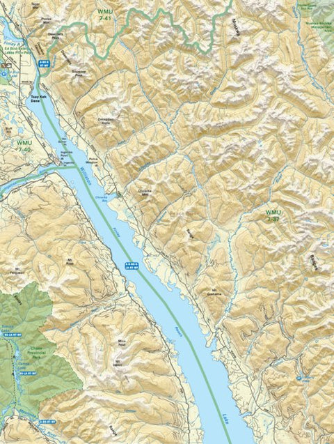 Backroad Mapbooks NOBC81 Tseh Keh Dene - Northern BC Topo digital map