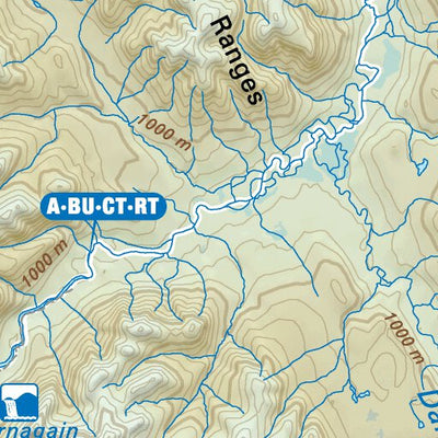 Backroad Mapbooks NOBC98 Denetiah Provincial Park - Northern BC Topo digital map