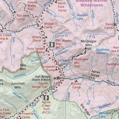 Backroad Mapbooks North Cascades - Okanogan Wenatchee Recreation Map digital map