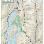 Backroad Mapbooks North Shuswap Emergency Route Out Map - British Columbia digital map