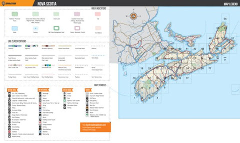 Backroad Mapbooks Nova Scotia Backroad Mapbooks - Map Legend digital map