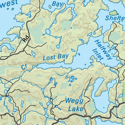 Backroad Mapbooks NWON09 Fort Frances - Northwestern Ontario Topo digital map