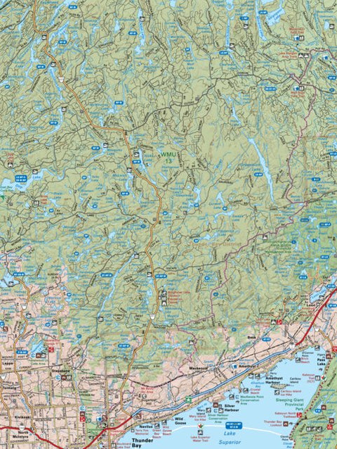 Backroad Mapbooks NWON16 Loon - Northwestern Ontario Topo digital map