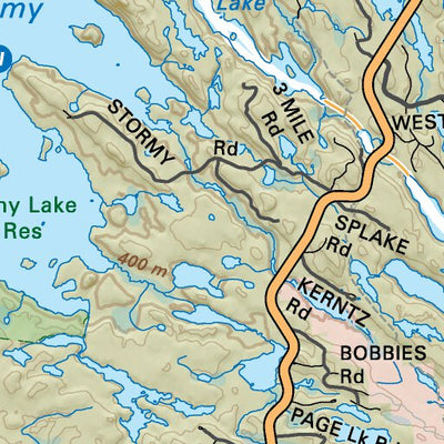 Backroad Mapbooks NWON24 Dyment - Northwestern Ontario Topo digital map