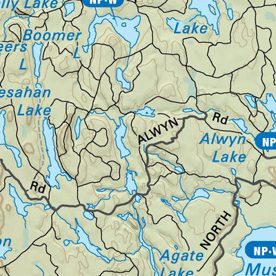 Backroad Mapbooks NWON29 Black Sturgeon Lake - Northwestern Ontario Topo digital map