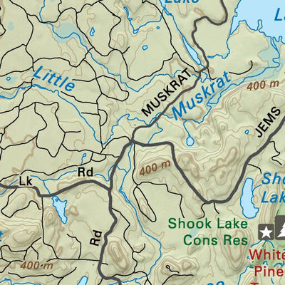 Backroad Mapbooks NWON29 Black Sturgeon Lake - Northwestern Ontario Topo digital map