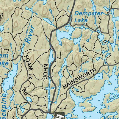 Backroad Mapbooks NWON31 Kama Hills - Northwestern Ontario Topo digital map