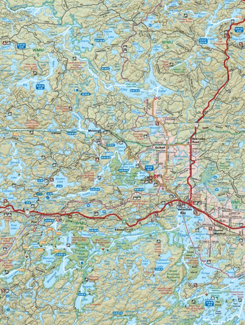 Backroad Mapbooks NWON35 Vermilion Bay - Northwestern Ontario Topo digital map