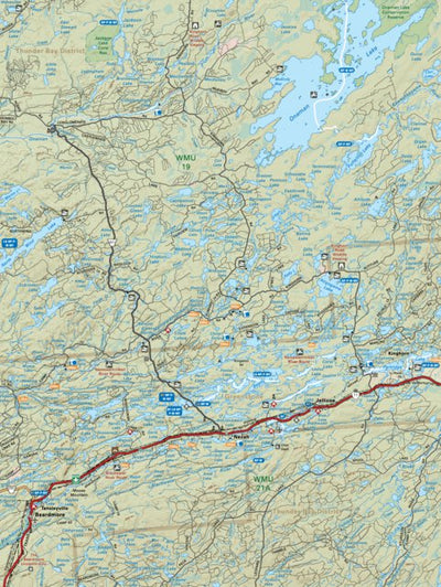 Backroad Mapbooks NWON44 Beardmore - Northwestern Ontario Topo digital map