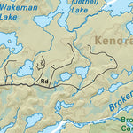 Backroad Mapbooks NWON64 Gull Lake - Northwestern Ontario Topo digital map