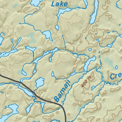 Backroad Mapbooks NWON65 Slate Falls - Northwestern Ontario Topo digital map