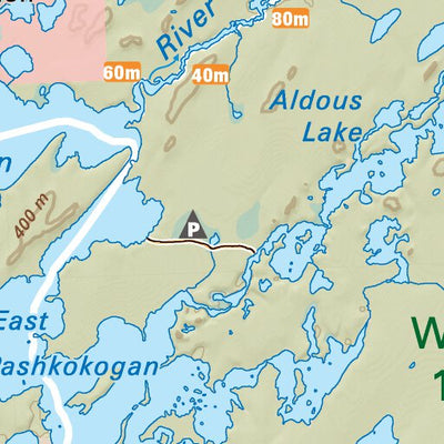 Backroad Mapbooks NWON67 Mishkeegogamang (New Osnaburgh) - Northwestern Ontario Topo digital map