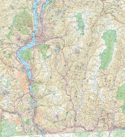 Okanagan South (Kelowna, Penticton, Osoyoos, Grand Forks) Recreation Map 3rd Edition Preview 1