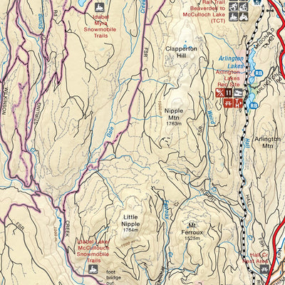 Okanagan South (Kelowna, Penticton, Osoyoos, Grand Forks) Recreation Map 3rd Edition Preview 2
