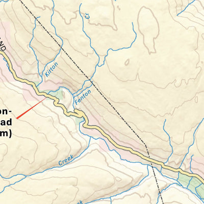 Backroad Mapbooks Peachland to Summerland Detour Map digital map