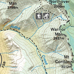Backroad Mapbooks Peter Lougheed Provincial Park – Alberta Park Recreation Map digital map