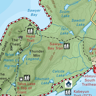 Backroad Mapbooks Sleeping Giant Provincial Park – Ontario Park Recreation Map digital map