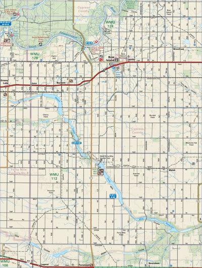 Backroad Mapbooks SOAB15 Bow Island - Southern Alberta Topo digital map