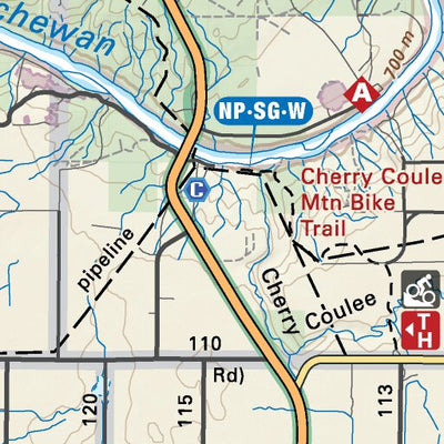 Backroad Mapbooks SOAB15 Bow Island - Southern Alberta Topo digital map