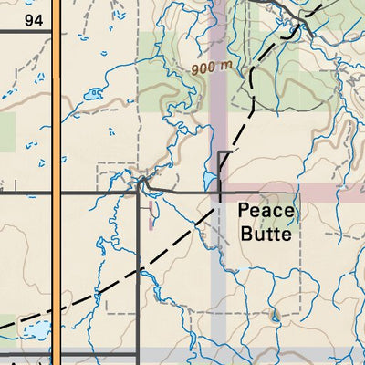 SOAB16 Seven Persons - Southern Alberta Topo Map by Backroad Mapbooks ...