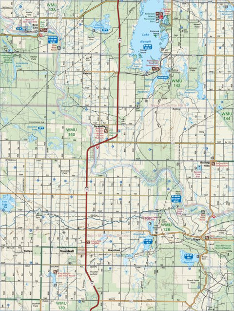 Backroad Mapbooks SOAB23 Vauxhall - Southern Alberta Topo digital map