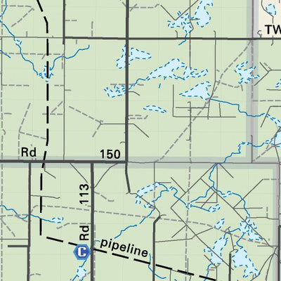 Backroad Mapbooks SOAB24 Suffield - Southern Alberta Topo digital map