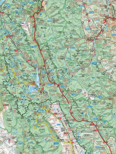 Backroad Mapbooks SOAB28 Peter Lougheed Park - Southern Alberta Topo digital map
