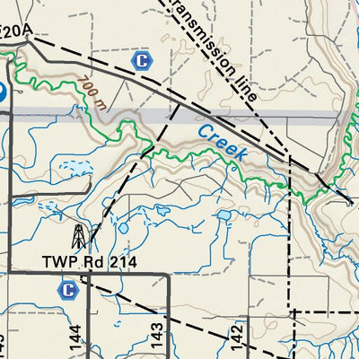 Backroad Mapbooks SOAB33 Brooks - Southern Alberta Topo digital map