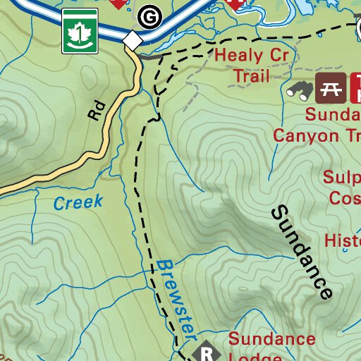 SOAB38 Banff - Southern Alberta Topo Map by Backroad Mapbooks | Avenza Maps