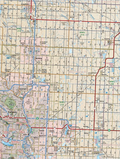 Backroad Mapbooks SOAB41 Calgary - Southern Alberta Topo digital map
