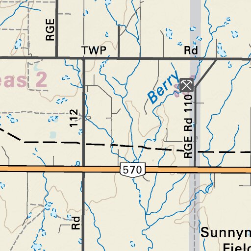 SOAB45 Pollockville - Southern Alberta Topo Map by Backroad Mapbooks ...
