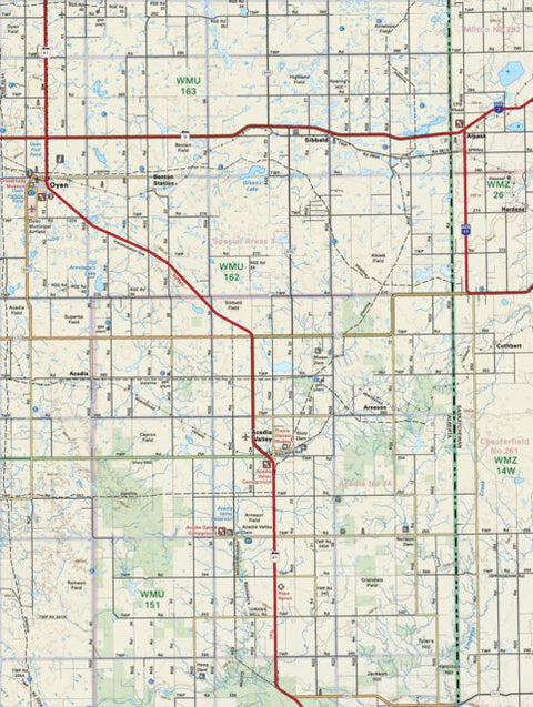 Backroad Mapbooks SOAB47 Oyen - Southern Alberta Topo digital map
