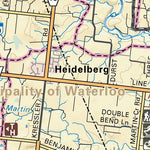 Backroad Mapbooks SOON35 Kitchener Waterloo - Southern Ontario Topo digital map