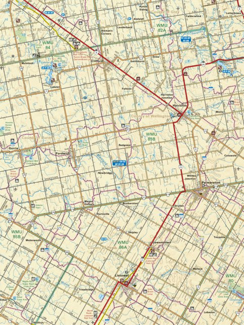 Backroad Mapbooks SOON42 Palmerston - Southern Ontario Topo digital map