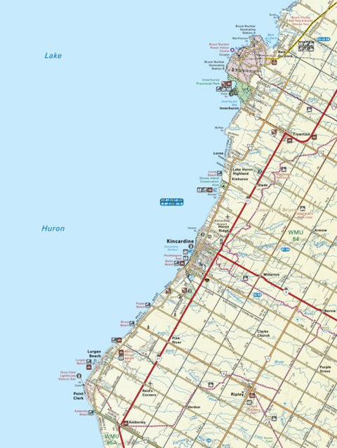 Backroad Mapbooks SOON48 Kincardine - Southern Ontario Topo digital map