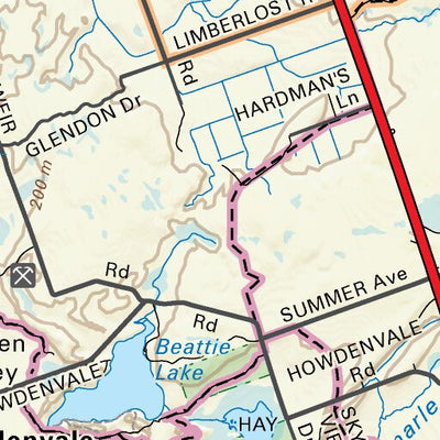 Backroad Mapbooks SOON61 Lion's Head - Southern Ontario Topo digital map
