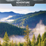 Backroad Mapbooks Spokane & Colville Forest East Recreation Map digital map