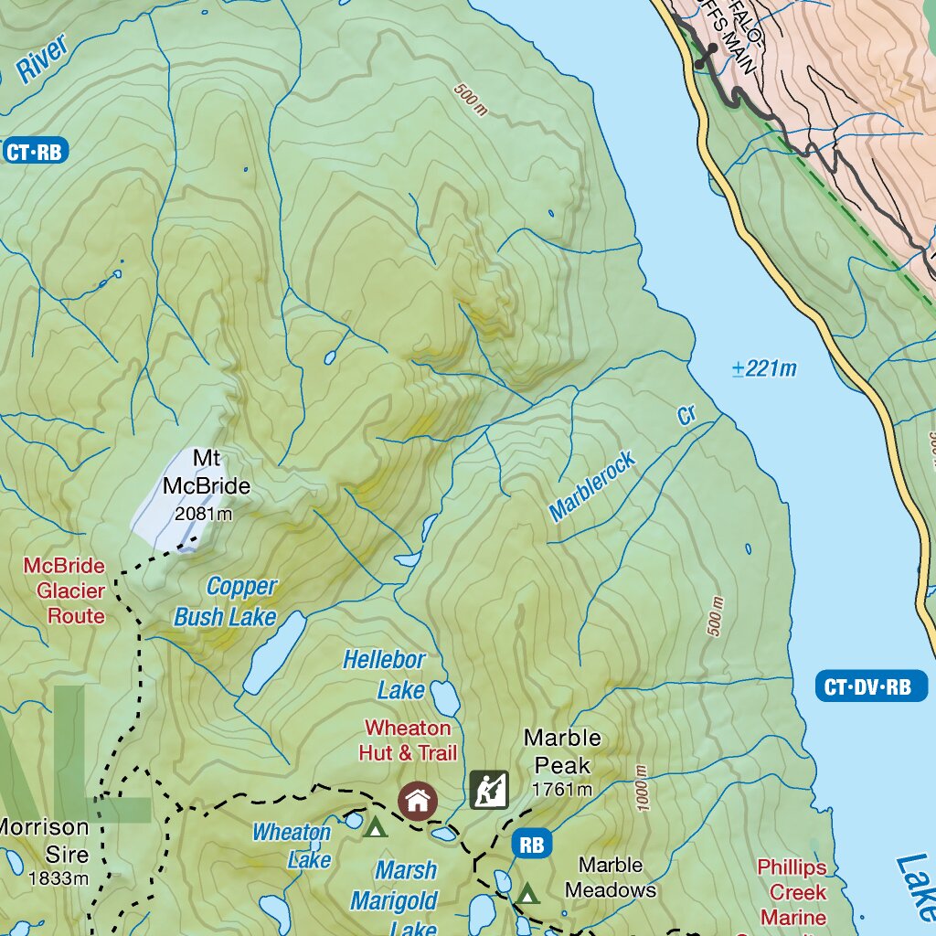 Strathcona Provincial Park - Park & Destination Map (2nd edition) by ...