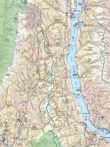 TOBC12 Edgewood - Thompson Okanagan BC Topo Map Preview 1