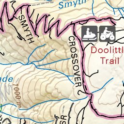 TOBC25 Mabel Lake - Thompson Okanagan BC Topo Map Preview 2