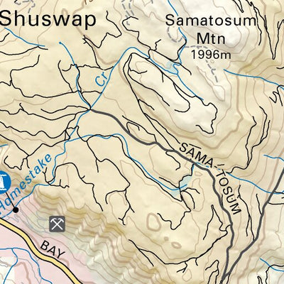 TOBC29 Chase - Thompson Okanagan BC Topo Map Preview 3