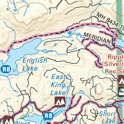 TOBC32 Bonaparte Lake - Thompson Okanagan BC Topo Map Preview 3