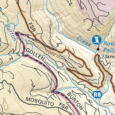 TOBC34 Vavenby - Thompson Okanagan BC Topo Map Preview 3