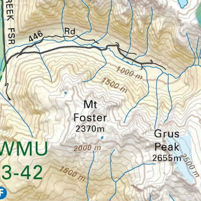 TOBC39 Avola - Thompson Okanagan BC Topo Map Preview 3