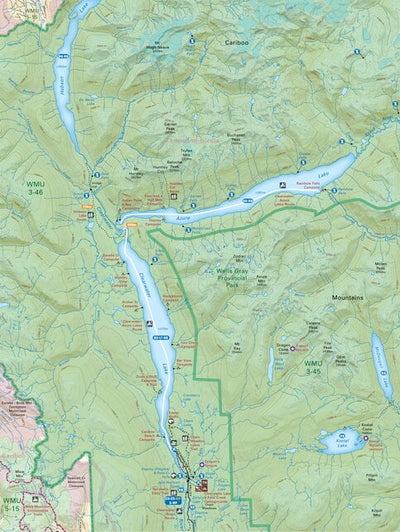 TOBC41 Clearwater Lake - Thompson Okanagan BC Topo Map Preview 1