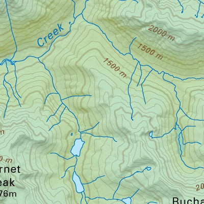 TOBC41 Clearwater Lake - Thompson Okanagan BC Topo Map Preview 3