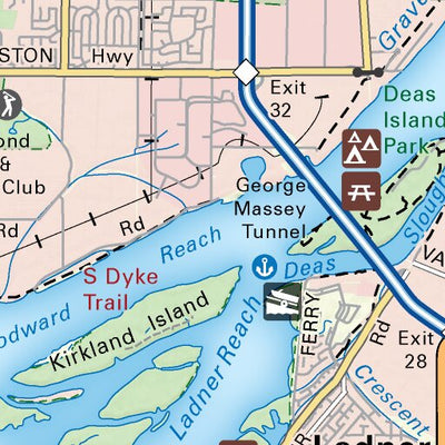 VCBC01 Vancouver – Vancouver Coast & Mountains BC Topo Preview 3