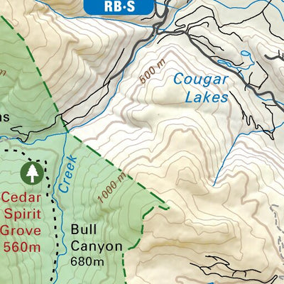 VCBC12 Pinecone Burke Provincial Park - Vancouver Coast & Mountains BC Topo Preview 3