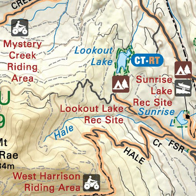 Backroad Mapbooks VCBC14 Harrison Lake - Vancouver Coast & Mountains BC Topo digital map
