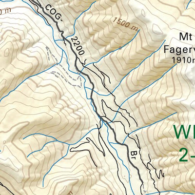 VCBC15 Hope - Vancouver Coast & Mountains BC Topo Preview 3